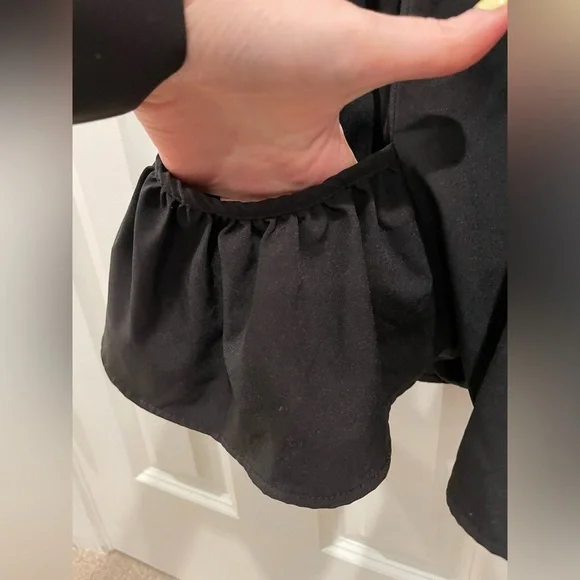 Black Trendy Athletic Dolphin Shorts - Picture 4 of 5